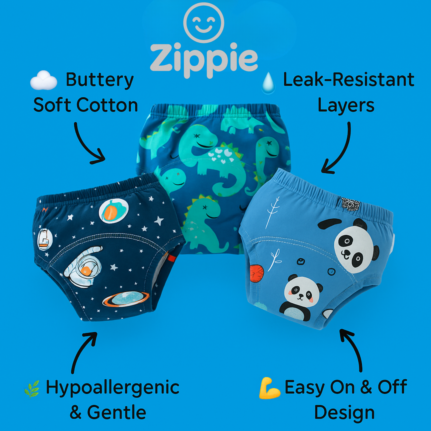 Zippie™ Potty Training Briefs